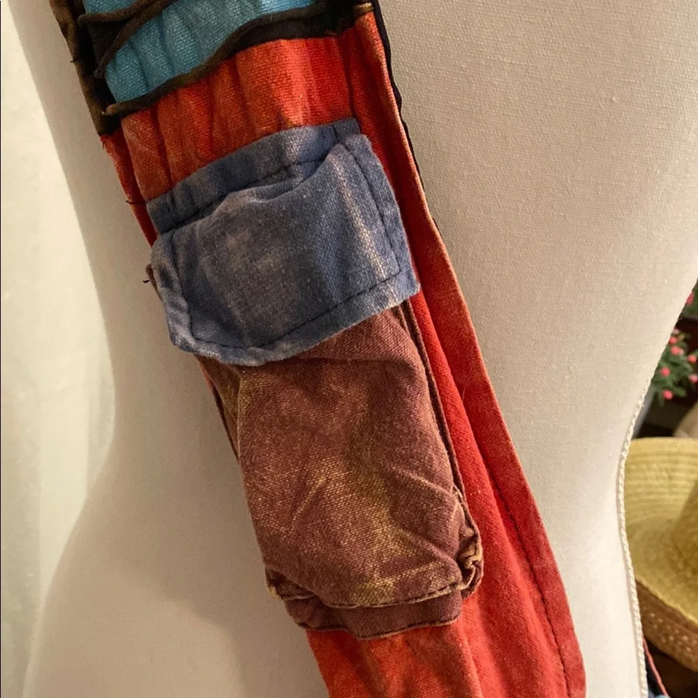 Rising International Red and Pink Patchwork Shoulder Bag - Picture 7 of 16